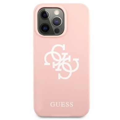 Dėklas Guess GUHCP13LLS4GWPI iPhone 13 Pro / 13 6,1" rožinis 2