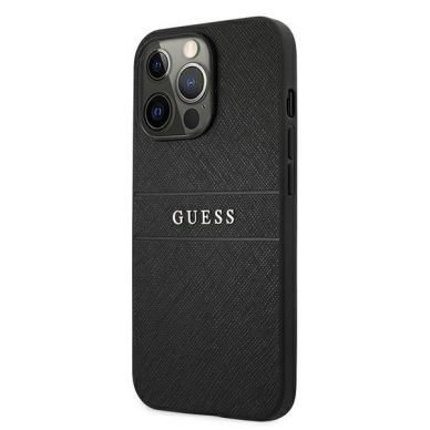 Dėklas Guess GUHCP13LPSASBBK iPhone 13 Pro / 13 6,1" Juodas 1