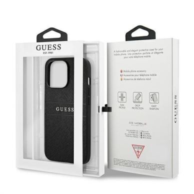 Dėklas Guess GUHCP13LPSASBBK iPhone 13 Pro / 13 6,1" Juodas 7