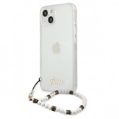 Iphone 13 Dėklas Guess GUHCP13MKPSWH  6.1 White Pearl 1