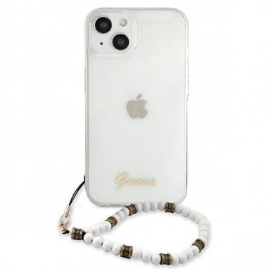 Iphone 13 Dėklas Guess GUHCP13MKPSWH  6.1 White Pearl 2