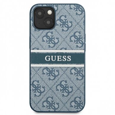 Dėklas Guess GUHCP13S4GDBL 13 mini 5,4" Mėlynas 4G Stripe 2