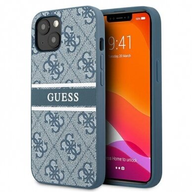 Dėklas Guess GUHCP13S4GDBL 13 mini 5,4" Mėlynas 4G Stripe