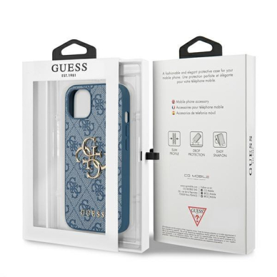 Dėklas Guess GUHCP13S4GMGBL iPhone 13 mini Mėlynas 7