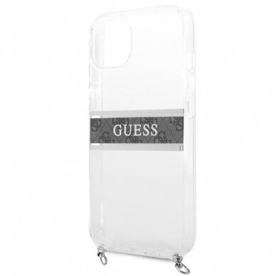 Dėklas Guess GUHCP13SKC4GBSI iPhone 13 mini skaidrus 5