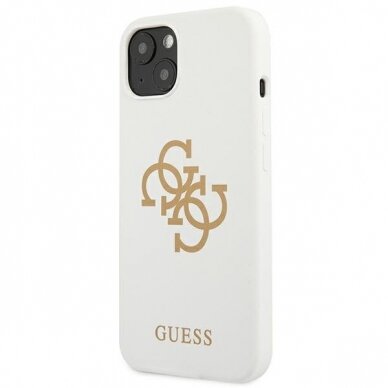 Dėklas Guess GUHCP13SLS4GGWH iPhone 13 mini 5,4" baltas 1