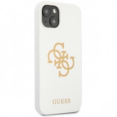 Dėklas Guess GUHCP13SLS4GGWH iPhone 13 mini 5,4" baltas 3