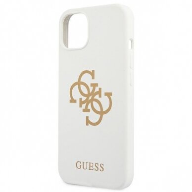 Dėklas Guess GUHCP13SLS4GGWH iPhone 13 mini 5,4" baltas 5