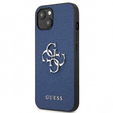 Dėklas Guess GUHCP13SSA4GSBL iPhone 13 mini Mėlynas 1