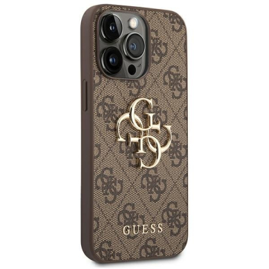 Dėklas Guess GUHCP14L4GMGBR iPhone 14 Pro Rudas 5