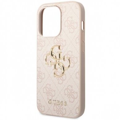 Dėklas Guess GUHCP14L4GMGPI iPhone 14 Pro Rožinis 7