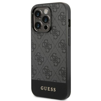 Dėklas Guess GUHCP14LG4GLGR iPhone 14 Pro Pilkas 1