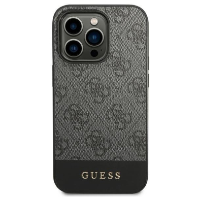 Dėklas Guess GUHCP14LG4GLGR iPhone 14 Pro Pilkas 2