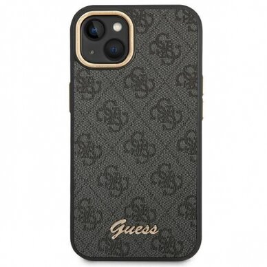 Dėklas Guess GUHCP14SHG4SHK iPhone 14 Juodas 2