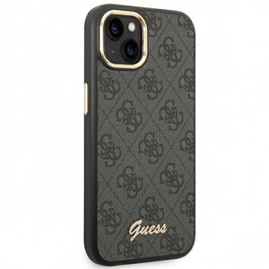 Dėklas Guess GUHCP14SHG4SHK iPhone 14 Juodas 3