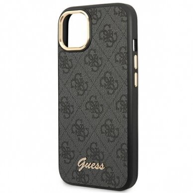 Dėklas Guess GUHCP14SHG4SHK iPhone 14 Juodas 5