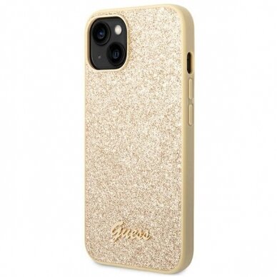 Dėklas Guess GUHCP14SHGGSHD iPhone 14 Auksinis 1