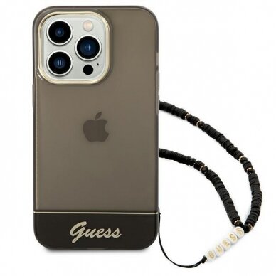 Dėklas Guess GUHCP14XHGCOHK iPhone 14 Pro Max Juodas 1