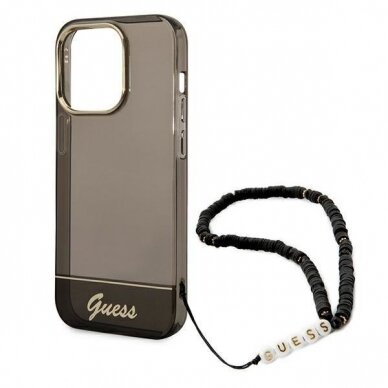 Dėklas Guess GUHCP14XHGCOHK iPhone 14 Pro Max Juodas 4