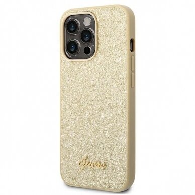 Dėklas Guess GUHCP14XHGGSHD iPhone 14 Pro Max Auksinis 2