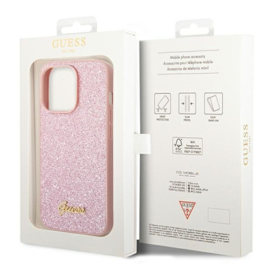 Dėklas Guess GUHCP14XHGGSHP iPhone 14 Pro Max Rožinis 4