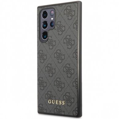 Dėklas Guess GUHCS23LG4GFGR Samsung Galaxy S23 Ultra Pilkas 1