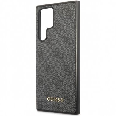 Dėklas Guess GUHCS23LG4GFGR Samsung Galaxy S23 Ultra Pilkas 5