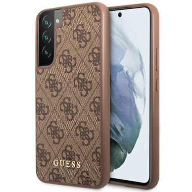 Dėklas Guess GUHCS23MG4GFBR Samsung Galaxy S23 Plus Rudas 1