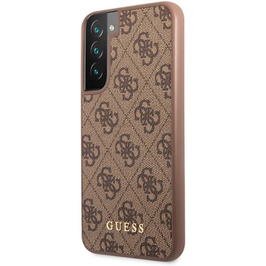 Dėklas Guess GUHCS23MG4GFBR Samsung Galaxy S23 Plus Rudas 2