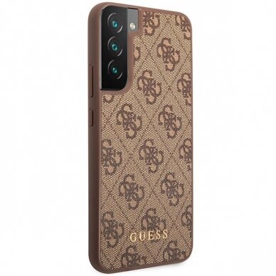 Akcija! Samsung Galaxy S23 Plus Dėklas Guess GUHCS23MG4GFBR   Rudas  3