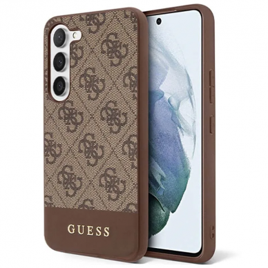 Dėklas Guess GUHCS23MG4GLBR Samsung Galaxy S23 Plus Rudas