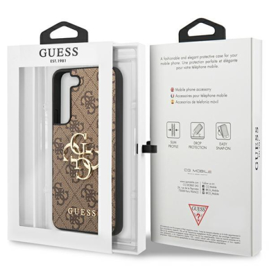 Samsung Galaxy S23 Dėklas Guess GUHCS4GMGBR  Rudas 7