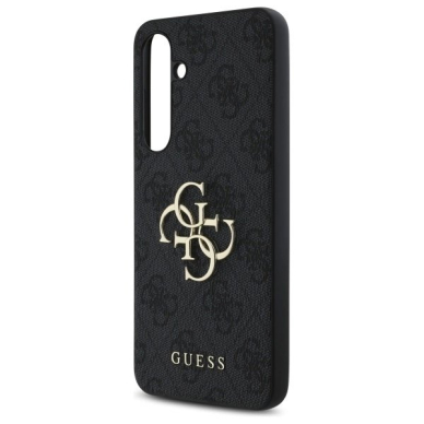 Dėklas Guess GUHCS24FE4GMGGR S24 FE S721 gray/gray hard 4G Big Metal Logo 5