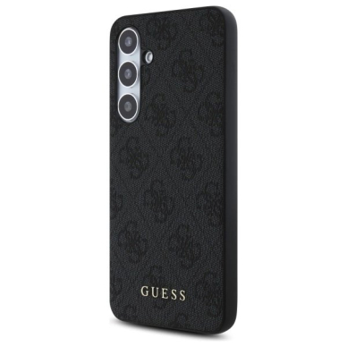 Dėklas Guess GUHCS24FEG4GFGR S24 FE S721 gray/gray hard 4G Metal Gold Logo 1