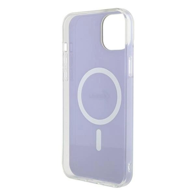 Dėklas Guess GUHMP15MHITSU iPhone 15 Plus 6.7" Violetinis hardcase IML Iridescent MagSafe 6