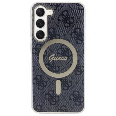 Guess GUHMS23SH4STK S23 S911 black/black hardcase 4G MagSafe 1