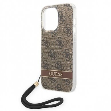 Dėklas Guess GUOHCP14XH4STW iPhone 14 Pro Max Rudas 4