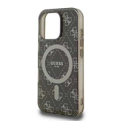 Dėklas Guess IML 4G Background MagSafe iPhone 16 Pro  - Rudas 5