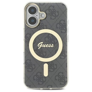 Dėklas Guess IML 4G MagSafe  iPhone 16 Plus - Juodas 2