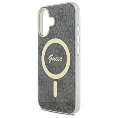 Dėklas Guess IML 4G MagSafe  iPhone 16 Plus - Juodas 5