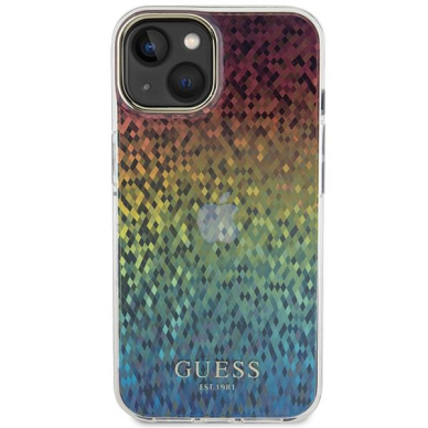 Dėklas Guess IML Faceted Mirror Disco Iridescent   iPhone 15 - multicolored 2