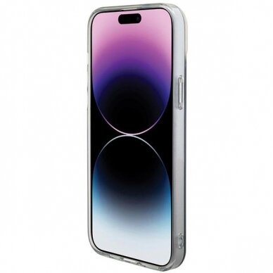 Dėklas Guess IML Iridescent MagSafe   iPhone 15 Pro - Juodas 4