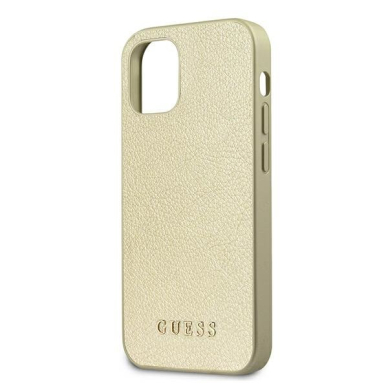 Dėklas Guess iPhone 12 mini Iridescent - Auksinis UGLX912 6