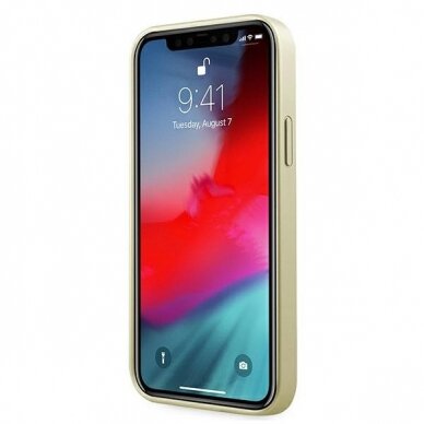 Dėklas Guess iPhone 12 Pro Max Iridescent - Auksinis UGLX912 4