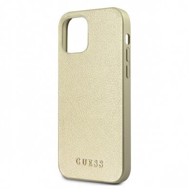 Dėklas Guess iPhone 12 Pro Max Iridescent - Auksinis UGLX912 6