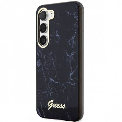 Samsung Galaxy S23 Dėklas Guess Marble GUHCSPCUMAK  S911 Juodas 1