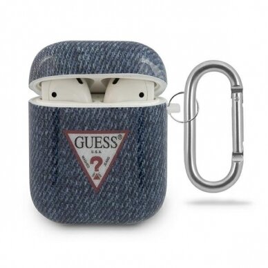 Dėklas Guess Originalus Guaca2Tpujuldb Airpods Cover Mėlynas DZWT2129