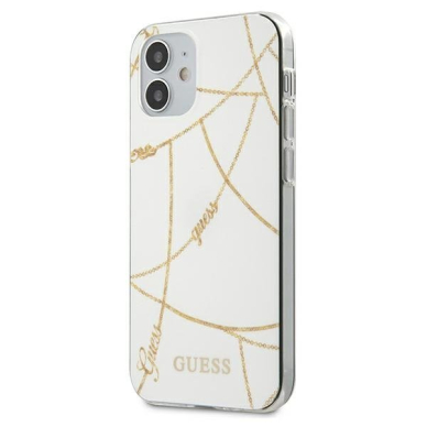 Dėklas Guess Originalus GUHCP12SPCUCHWH iPhone 12 5,4" baltas