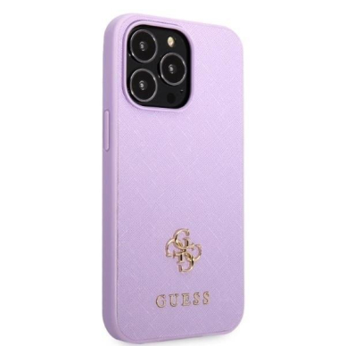 Dėklas Guess Saffiano  GUHCP13XPS4MU iPhone 13 Pro Max Purpurinis 3