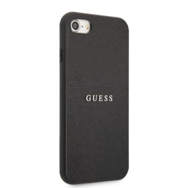 Iphone 7 / 8 / SE 2020 / SE 2022 Dėklas Guess Saffiano Strap GUHCIPSASBBK Juodas 3